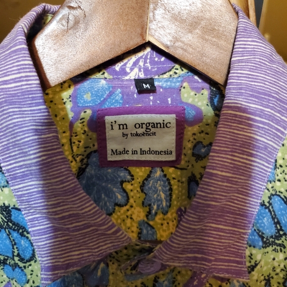 Mens ikat tribal shirt - Picture 2 of 3